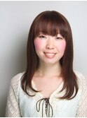 ツヤ感ストレート