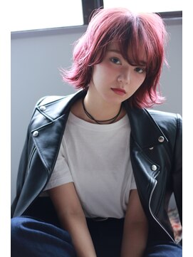 ラべリー 池袋(LOVELEY) チェリーピーチ　ヘアカラー　【池袋】