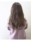 大人ゆる巻きロング×シアベージュ【Ellen新宿】