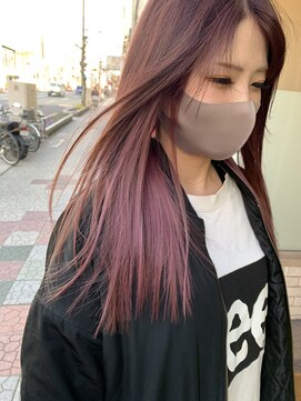 ボアップ 京橋店(boappu) #ピンクカラー#インナーカラー