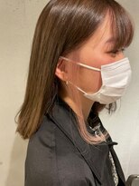 ゲーム 吉祥寺店(GAME)&nbsp;ダブルカラーインナーカラーケアブリーチピンクベージュボブ