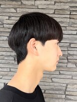 ハイバレーヘアーメゾン(HIGH VALLEY HAIRMAISON) 韓国マッシュ 黒髪 束感 女子ウケ ツーブロック ダウンパーマ