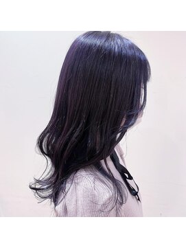 美容室 アイディー i-dee ブリーチありラベンダー