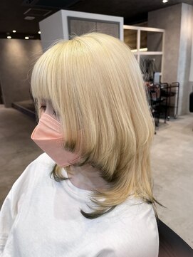 ネオンヘアー(neon hair) ☆裾カラー&ウルフ☆