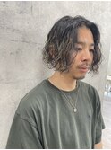 ハイライト×メンズミディアムツイスパ