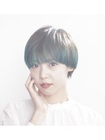 ルルディ バイ アフロディーテ銀座(luludi by APHRODITE)&nbsp;黒髪/グレーベージュ/レイヤーロング/前髪パーマ/銀座