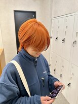 フォルメージ(formage) ショートウルフ　オレンジカラー【三宮】福岡