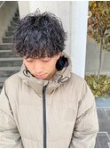 波巻きウェーブ/ケアパーマ/マッシュショート