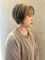 コト 福井大和田店(coto)&nbsp;福井　大和田　ショートヘア　デザインカラー　丸みショート