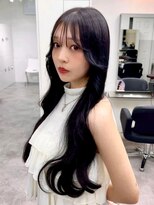 ディーバ 渋谷(D.I.E.V.A)&nbsp;20代30代40代50代髪質改善ブルーブラックロングレイヤーカット