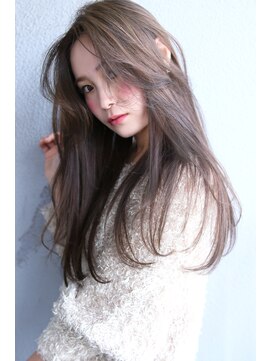 ブラン 広島本通(Blanc) 【Blanc】くすみベージュ＿細めハイライト＿マロンベージュ