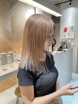 エイト 沖縄豊崎店(EIGHT toyosaki) 【EIGHT 豊崎】お客様スタイル_ミルクティーベージュ