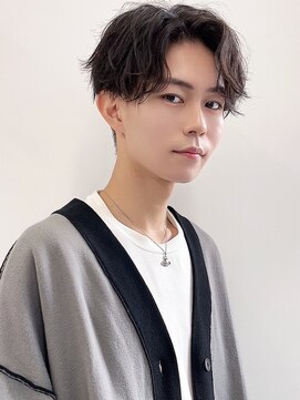 ロンドカスティーヨ 四日市(Lond castillo) 【萩原】センターパート×シャドウパーマ/波巻きパーマ