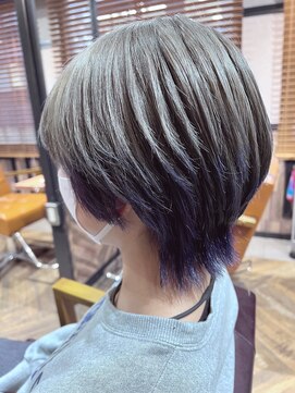 オーブ ヘアー リリー 博多2号店(AUBE HAIR lily) パープルグラデーションカラー！