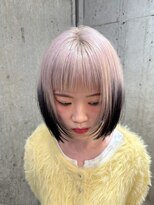 ダブルカラーミルクティーベージュピンクラベンダーベージュ20代