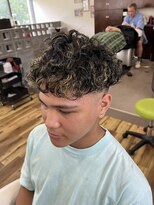 スウェル 津田沼店(Swell)&nbsp;ショートスペインカール[津田沼駅/Men's/メンズカット/パーマ]