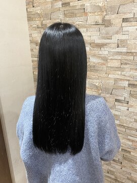 ココカラヘアー ニコ(cococara hair nico) ロング/ブラックグレージュ/ストレート