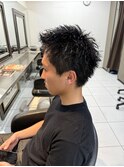 スパイキーショート メンズカット メンズショート 短髪
