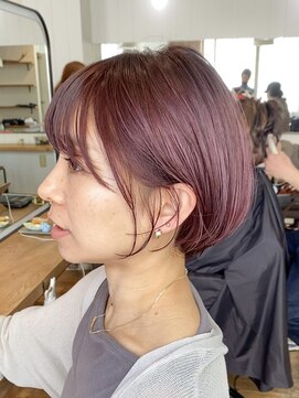 ヘアスペース リズム グリーン(Hair space Rizm green) ナチュラルボブx大人ショートボブx小顔カット 20代30代40代50代