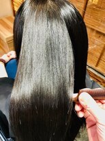 アンジュ 色髪(anju 色髪) 髪質改善 縮毛矯正ストレート