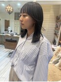 渋谷/デジタルパーマ/チェリーブラウン/フェザーパーマ
