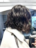 【白石】ボブパーマ原宿ウェーブヘアミディアム