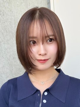 フリーラ 表参道(freera) 顔まわりレイヤーボブ　モカブラウン