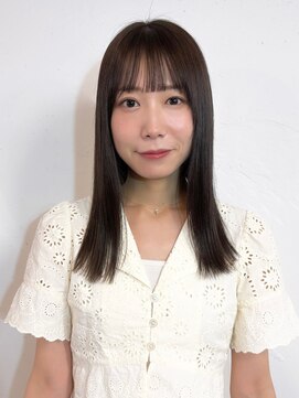 シーバイサイン(sea by Sign) 切りっぱなし/ミディアム/グレージュ