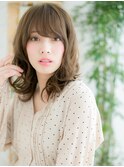 センター北/髪質改善/くすみベージュ☆ウェーブミディアムi