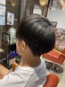 【メンズ学割U24】　学生カット＋縮毛矯正、ストレート　　￥11000～￥14300