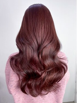 シオン(shion) チェリーブラウン美髪くびれヘア顔周りレイヤー_ba554832