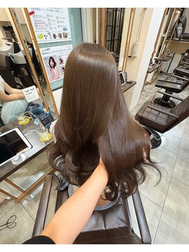 ヘアーサロン ウィング(HAIR SALON Wing) 赤坂*赤みゼロオリーブベージュ透明感ブリーチなしカラー