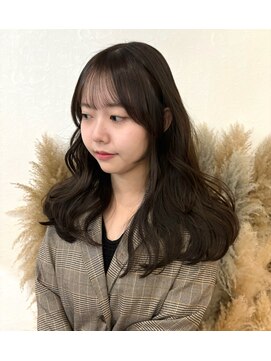 ヴェルア 四条烏丸 四条大宮(Velua) 20代30代グレージュ透明感カラー顔まわりカット