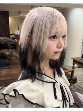 メゾン 心斎橋店(Maison) ホワイトルーツカラー　ホワイトデザインカラー