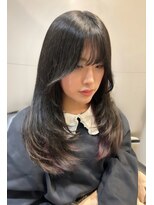 リアン 新城店(Rian)&nbsp;ロングヘア韓国ヘアレイヤーカット小顔カット2wayバング