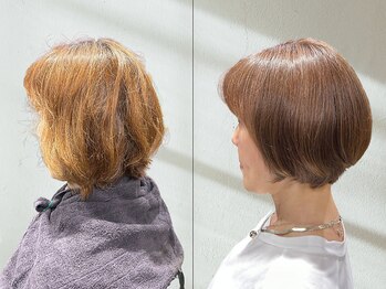 ウル 塚口店(uru)の写真/【髪質改善する白髪染めカラー専門店】美容室よりも早く、安く、髪質改善メニューが出来る！