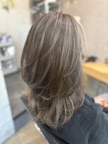 クルー(CREW)&nbsp;バタフライレイヤー×ハイライト