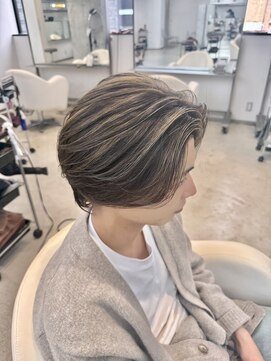 リタブランシェ(Lita branche) 外国人風メンズハイライト【横浜/グラデーション/ケアブリーチ】