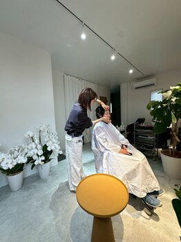 アトリエココル(atelierCOCORU)の写真/【筑紫野/12月NEWOPEN!】1席のみのプライベートサロンで女性スタイリストがマンツーマンで施術♪