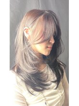 イマージュヘアー 大人艶レイヤー × シルクベージュブラウン