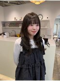ミルクティーブロンド/ダークブルー/デジタルパーマ/千葉駅