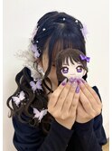 サイドポニー【横浜/ヘアセット/ヘアメイク】