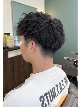 インプレス フレスポ恵み野店(impres)の写真/ノーセット◎楽なスタイリングを叶える！メンズにオススメ！ツイスパで今流行りのスタイル♪