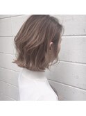 透明感たっぷりグレージュ外ハネボブ【大宮hipseyes】