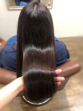 髪質改善専門ヘアエステサロン ヴェリテ(Verite) 髪質改善カラーエステ ブラウンロングストレート【verite南柏】