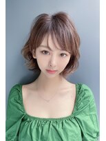 クーエフー(coo et fuu)&nbsp;斜め前髪のエアリーショートボブ♪♪藤沢2