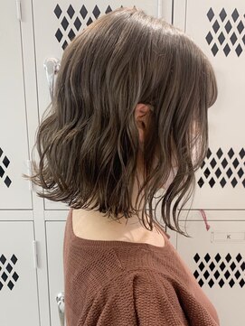 エリマ 調布(elima) ミルクティーベージュダブルカラーインナーカラー韓国20代前髪