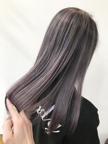 ヘア ライフ セリス(hair life Celis)&nbsp;バレイヤージュ×ピンクグレージュ