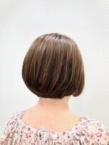 クオリス 上福岡店(QUALIS)&nbsp;丸みボブ/小顔/ショートボブ/アッシュグレー/30代40代50代