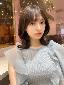 ルームバイシー 新宿(Loom. by Sea) 韓国風前髪×レイヤーカット【髪質改善/新宿/レイヤーカット】